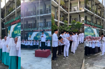 Semangat Syawal dan Persiapan Akademik MA Almaarif Singosari Gelar Apel Halal Bihalal